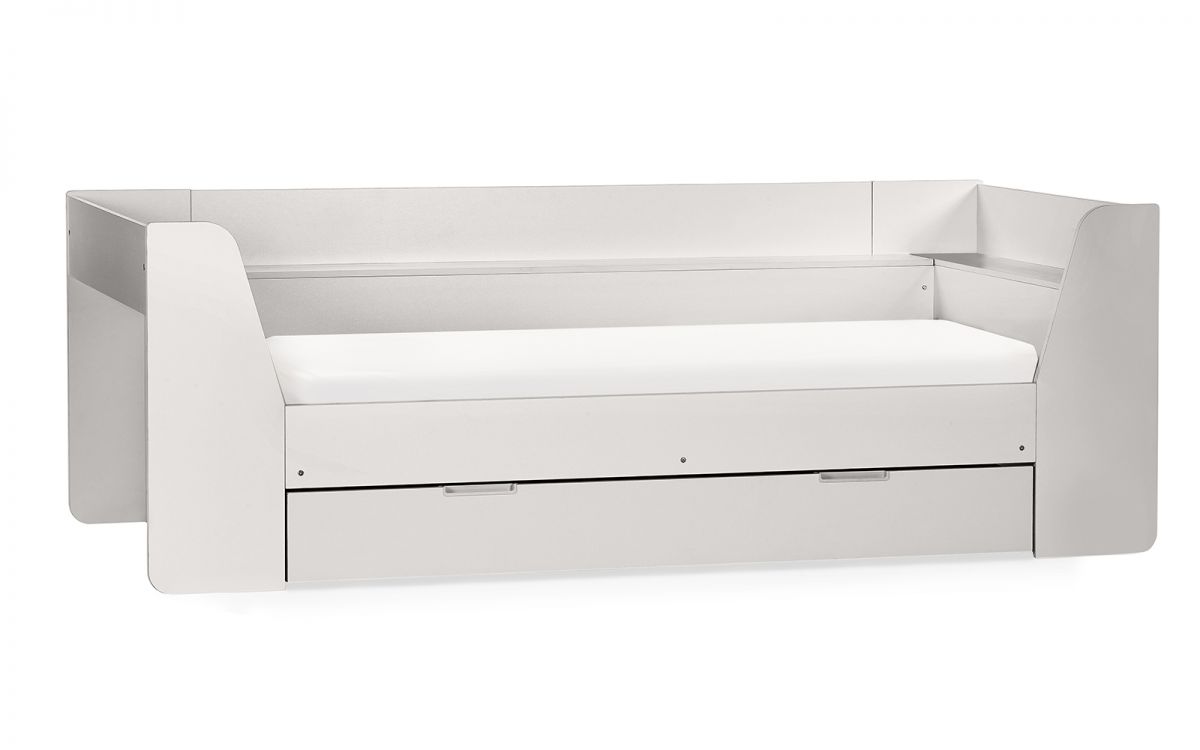 Julian Bowen Cyclone Daybed - Taupe White Background-Better Bed Company