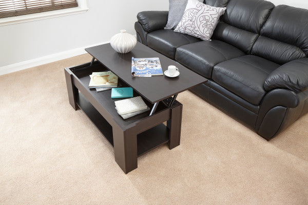 GFW Lift-Up Coffee Table Espresso-Better Bed Company