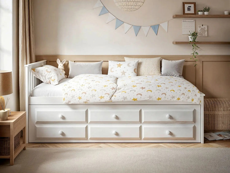 Better Montreal Captains Storage Bed-White-Better Bed Company