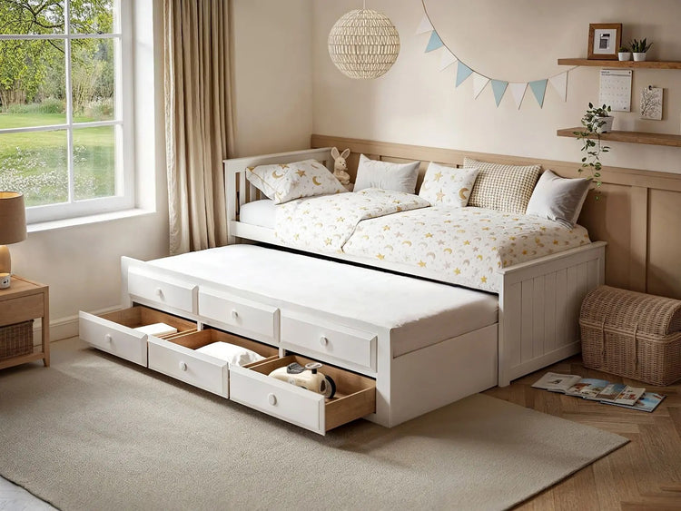 Better Montreal Captains Storage Bed-White-Better Bed Company