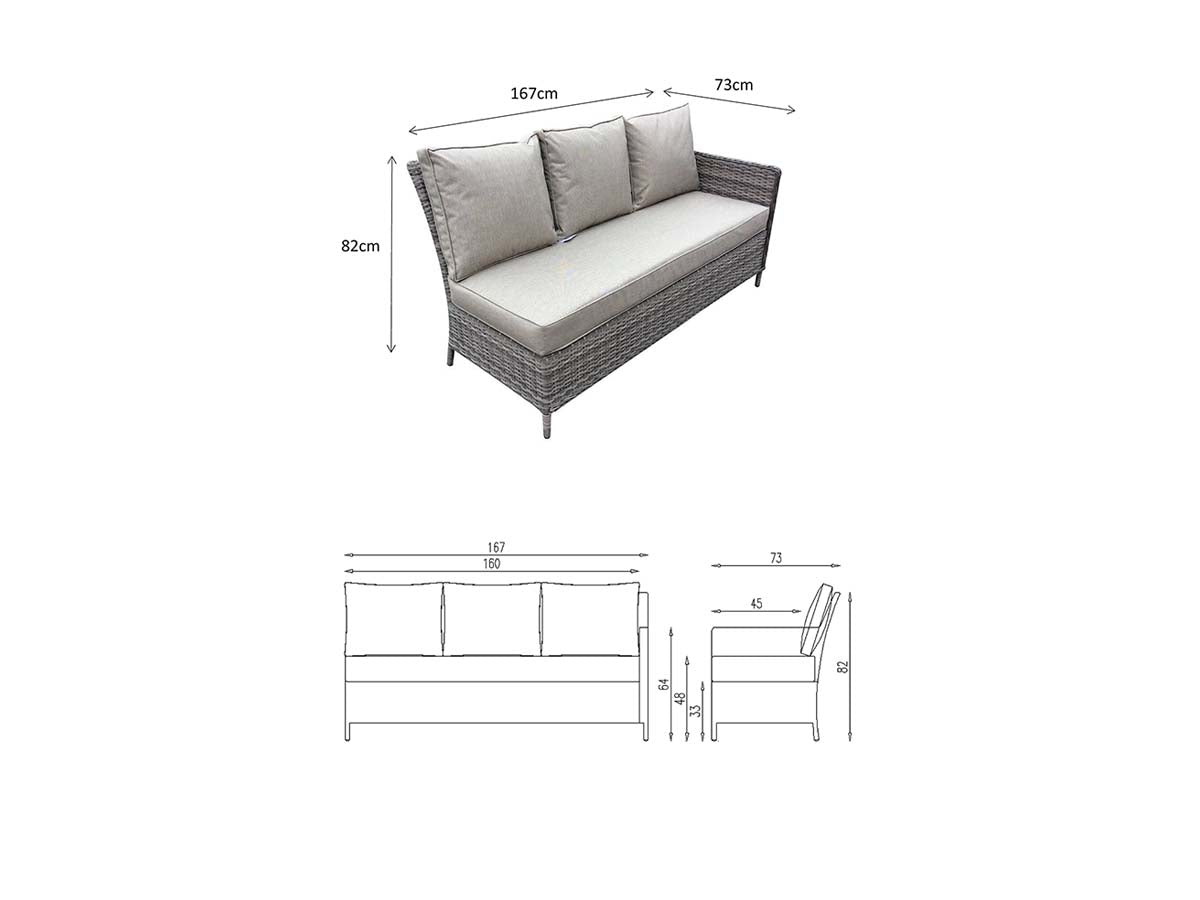 Signature Weave Edwina Corner Dining Sofa Set-Better Bed Company
