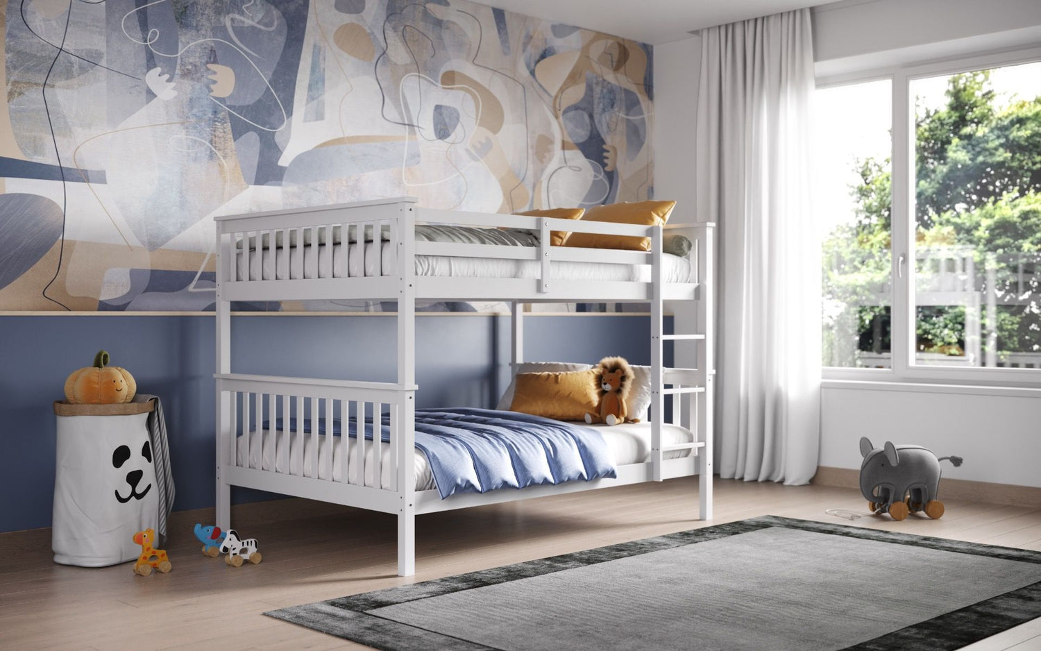 Kids Bunk Beds Tetrad New Small Double Bunk Bed - Main Image