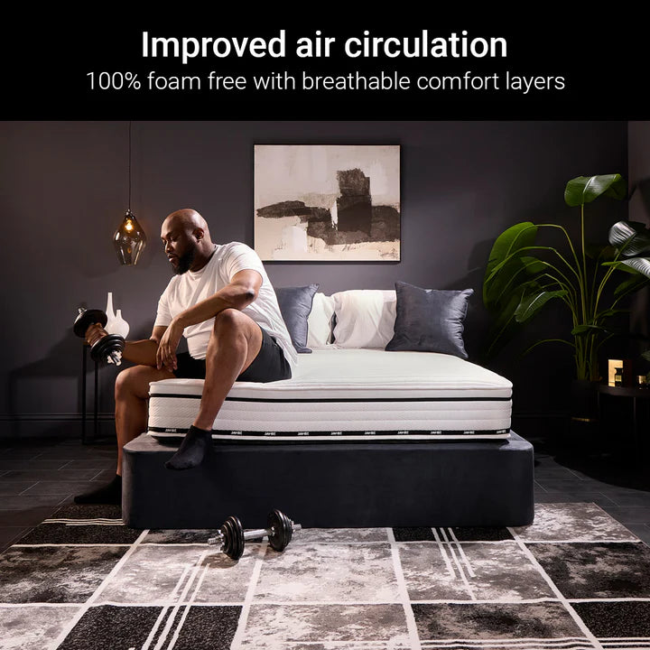 Jay-Be Flex 1200 Pocket Sprung Ultra-Firm Mattress Air flow Details-Better Bed Company