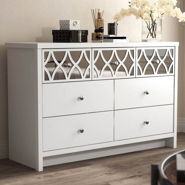 GFW Arianna 4 + 3 Drawer Chest White-Better Bed Company
