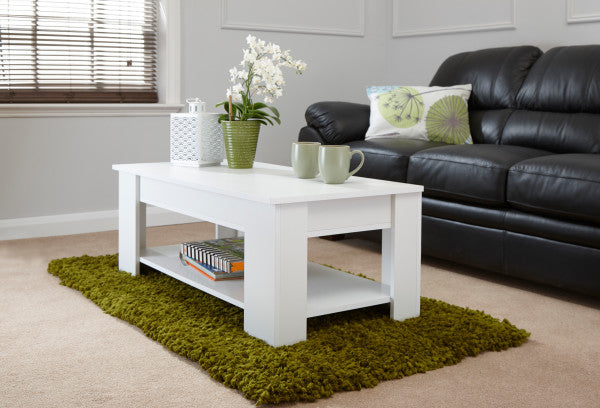 GFW Lift-Up Coffee Table White-Better Bed Company