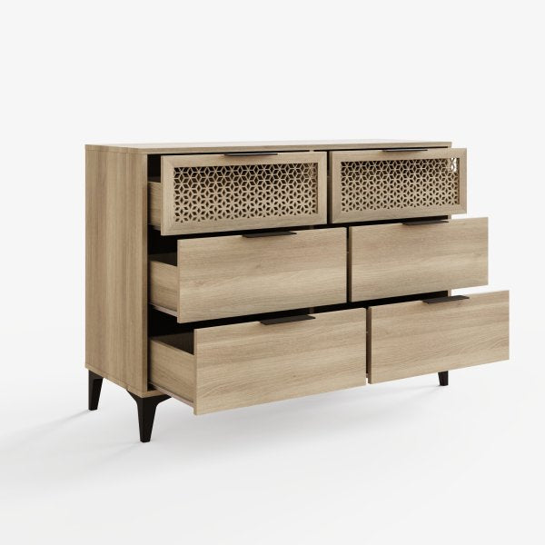 Gfw Ezra 3+3 Drawer Chest-Better Bed Compnay