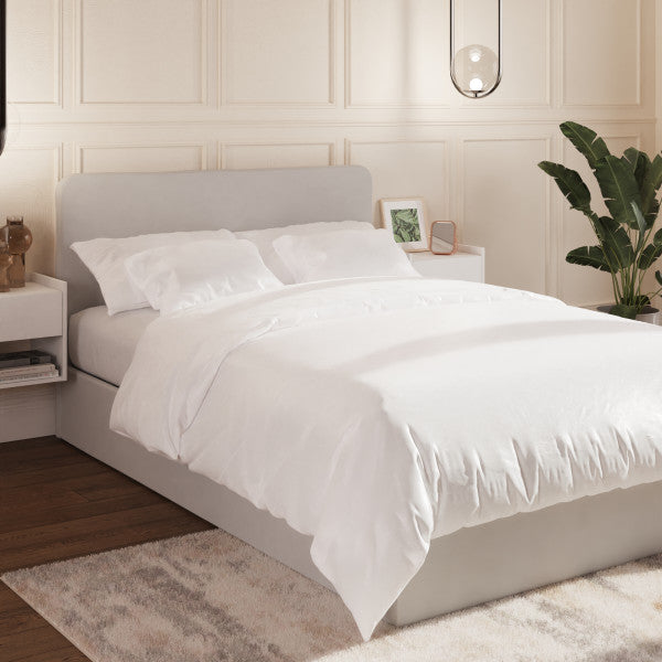GFW Chiswick Side Lift Ottoman Bed Grey-Better Bed Company