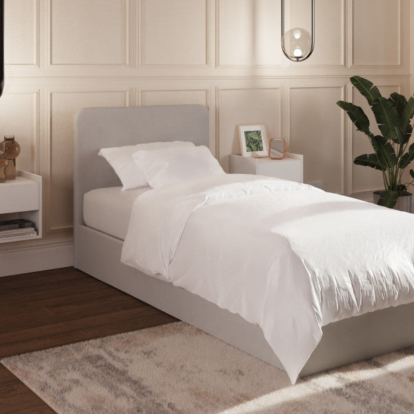 GFW Chiswick Side Lift Ottoman Bed Grey-Better Bed Company