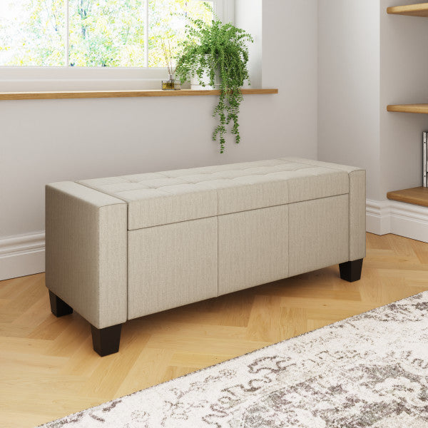 GFW Verona Ottoman Bench Natural-Better Bed Company