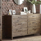 Julian Bowen Heritage 6 Drawer Wide Chest-Better Bed Company