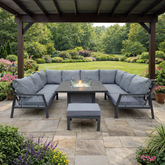 Signature Weave BETTINA U Shape With Gas Fire Pit Set-Better Bed Company