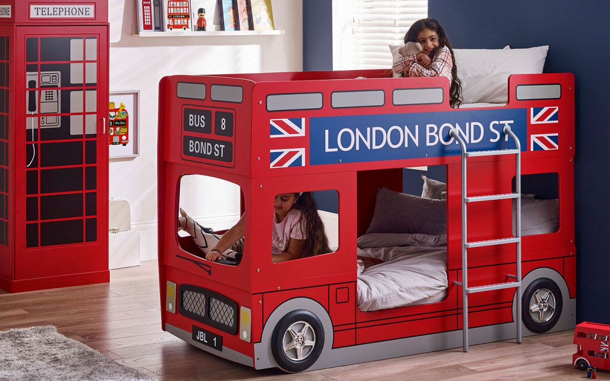 Julian Bowen London Bus Bunk bed-Better Bed Company