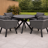 Signature Weave Luna Table And 4 Chairs Set-Better Bed Company