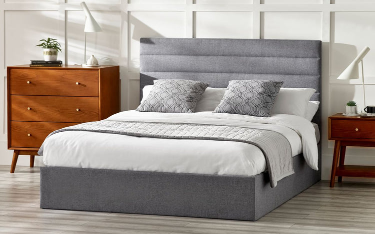 Julian Bowen Merida Lift-Up Storage Bed From Side-Better Bed Company