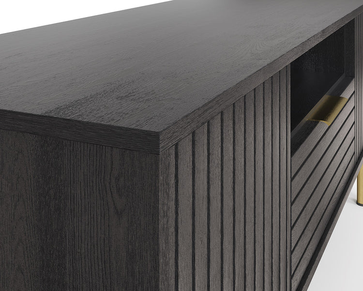 GFW Nervata TV Unit Grain Close Up-Better Bed Company