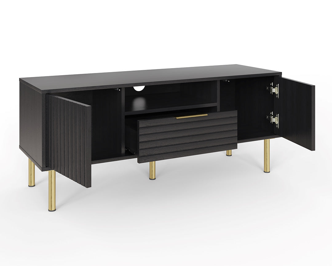 GFW Nervata TV Unit Drawers Open And Doors-Better Bed Company