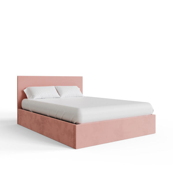 Gfw End Lift Velvet Ottoman Bed-Better Bed Company
