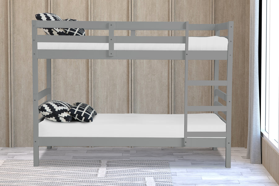 Flintshire Furniture Bailey Bunk Bed-Grey-Better Bed Company