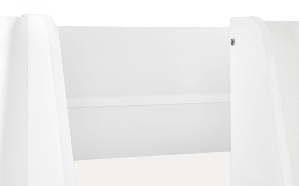 Julian Bowen Parsec Bunk Bed - White White Background Ladder Close Up-Better Bed Company