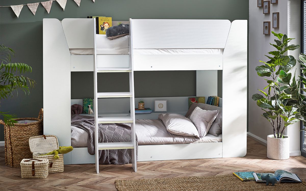 Julian Bowen Parsec Bunk Bed - White-Better Bed Company