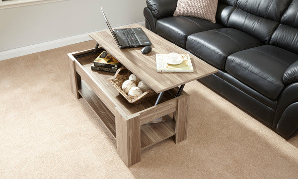 GFW Lift-Up Coffee Table Walnut-Better Bed Company