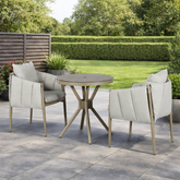 Signature Weave Pumpkin Bistro Set-Better Bed Company