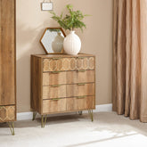 GFW Orleans 4 Drawer Chest - Mango-Better Bed Company