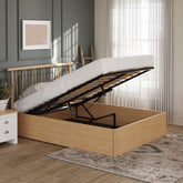 GFW Fusum Spindle Ottoman Bed Oak-Better Bed Company