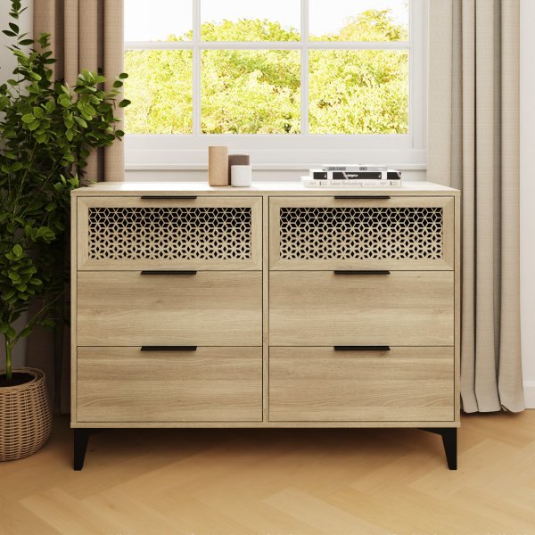 Gfw Ezra 3+3 Drawer Chest-Better Bed Compnay
