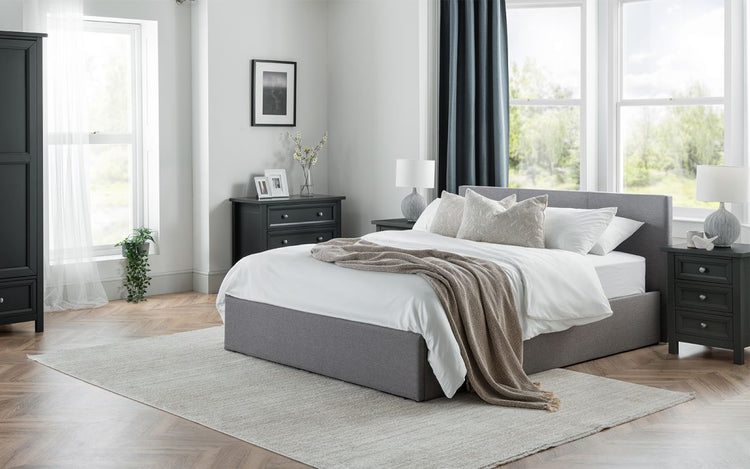 Julian Bowen Rialto Lift up Storage Bed Frame Grey-Better Bed Company
