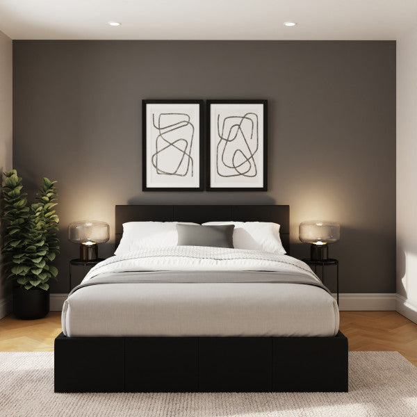 GFW Side Lift pu Leather Ottoman Bed-Better Bed Company