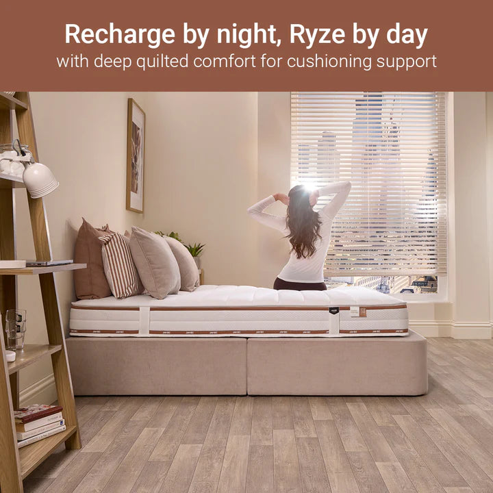 Jay-Be® Ryze Deep Quilted Sprung Mattress Details-Better Bed Company