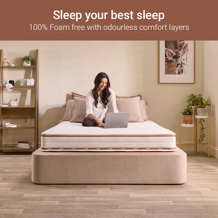 Jay-Be® Ryze Deep Quilted Sprung Mattress Best Sleep Details-Better Bed Company