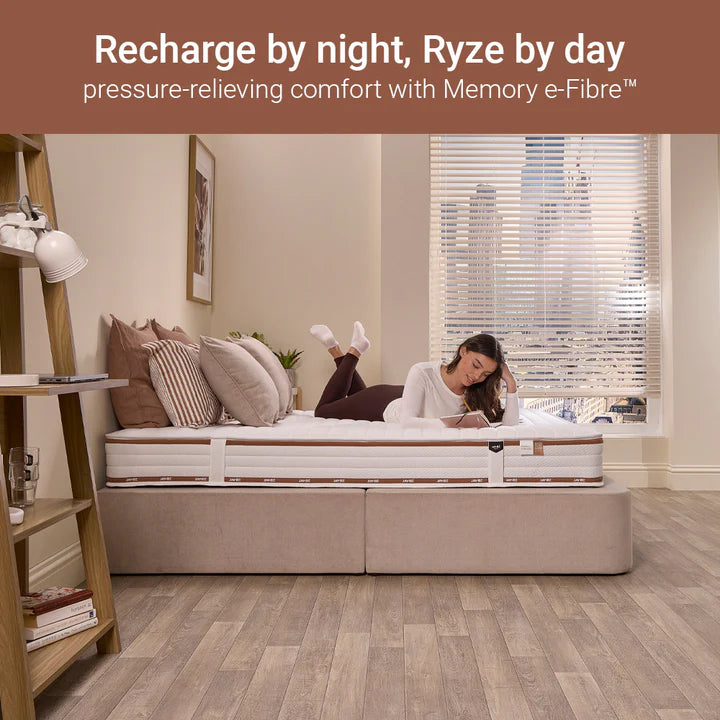 Jay-Be® Ryze Memory Sprung Mattress Pressure Relief Details-Better Bed Company