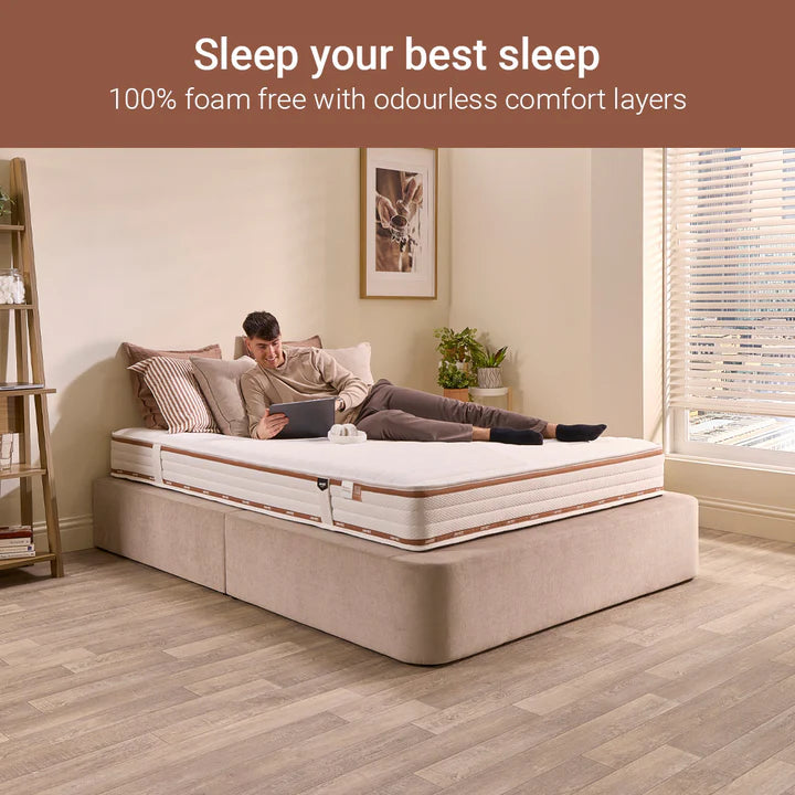 Jay-Be® Ryze Memory Sprung Mattress 100% Foam Free Details-Better Bed Company