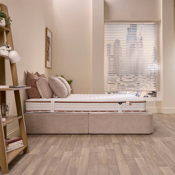 Jay-Be® Ryze Memory Sprung Mattress With Bed From Side-Better Bed Company