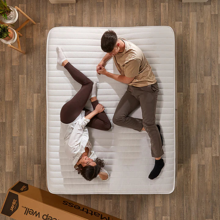 Jay-Be Ryze 800 Pocket Sprung Mattress People Lay Down-Better Bed Company