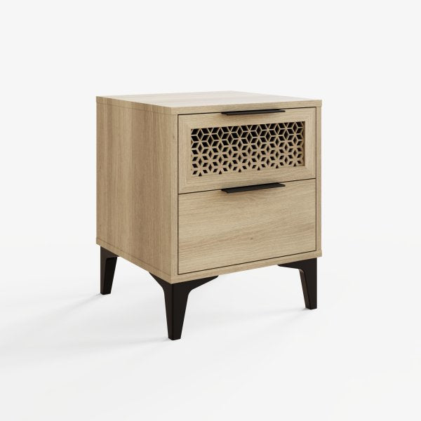 GFW Ezra 2 Drawer Bedside Table-Better Bed Company