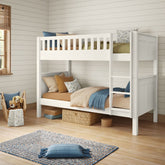 Kids Street Arven Bunk Bed-White-No Drawer-Better Bed Company