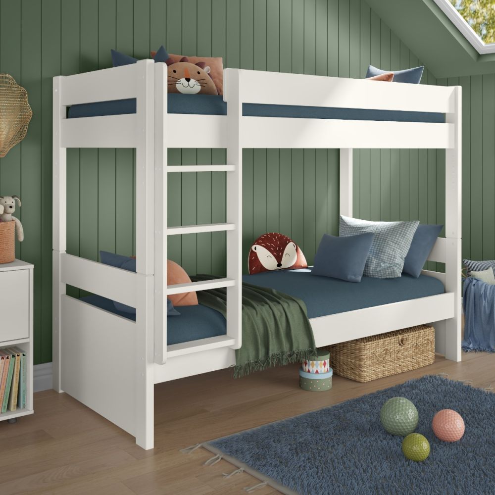 Kids Street Uno Bunk Bed-No Storage-White-Better Bed Company
