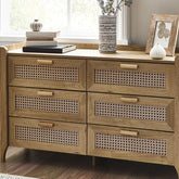 Julian Bowen Sydney 6 Drawer Wide Chest-Better Bed Company