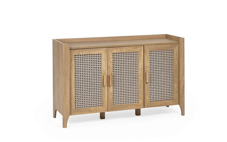 Julian Bowen Sydney 3 Door Sideboard From Front And Side-Better Bed Company
