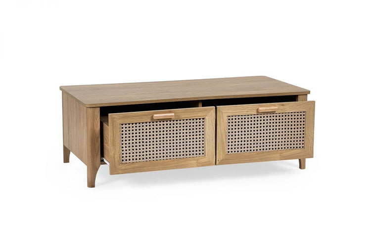 Julian Bowen Sydney 2 Drawer Coffee Table From Front-Better Bed Company