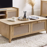 Julian Bowen Sydney 2 Drawer Coffee Table-Better Bed Company