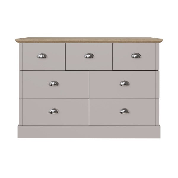 GFW Kendal 4+3 Drawer Chest From Front-Better Bed Company