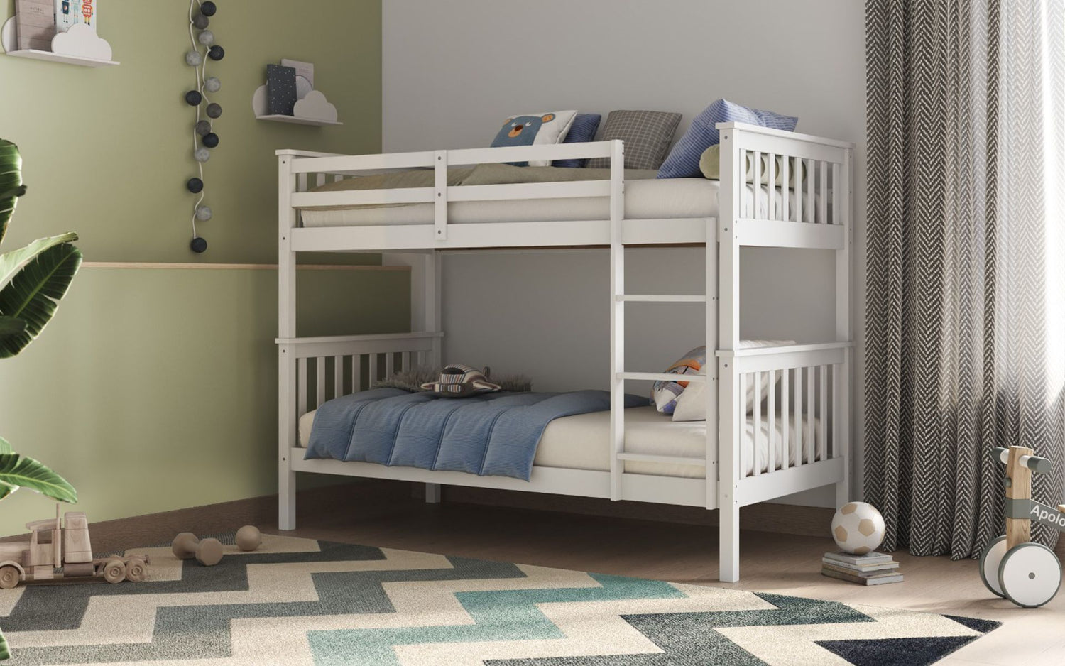 Kids Bunk Beds Maeve New Bunk Bed White-Better Bed Company