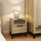 GFW Ezra 2 Drawer Bedside Table-Better Bed Company