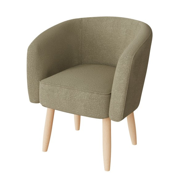 GFW Florence Boucle Chair From Side-Better Bed Company
