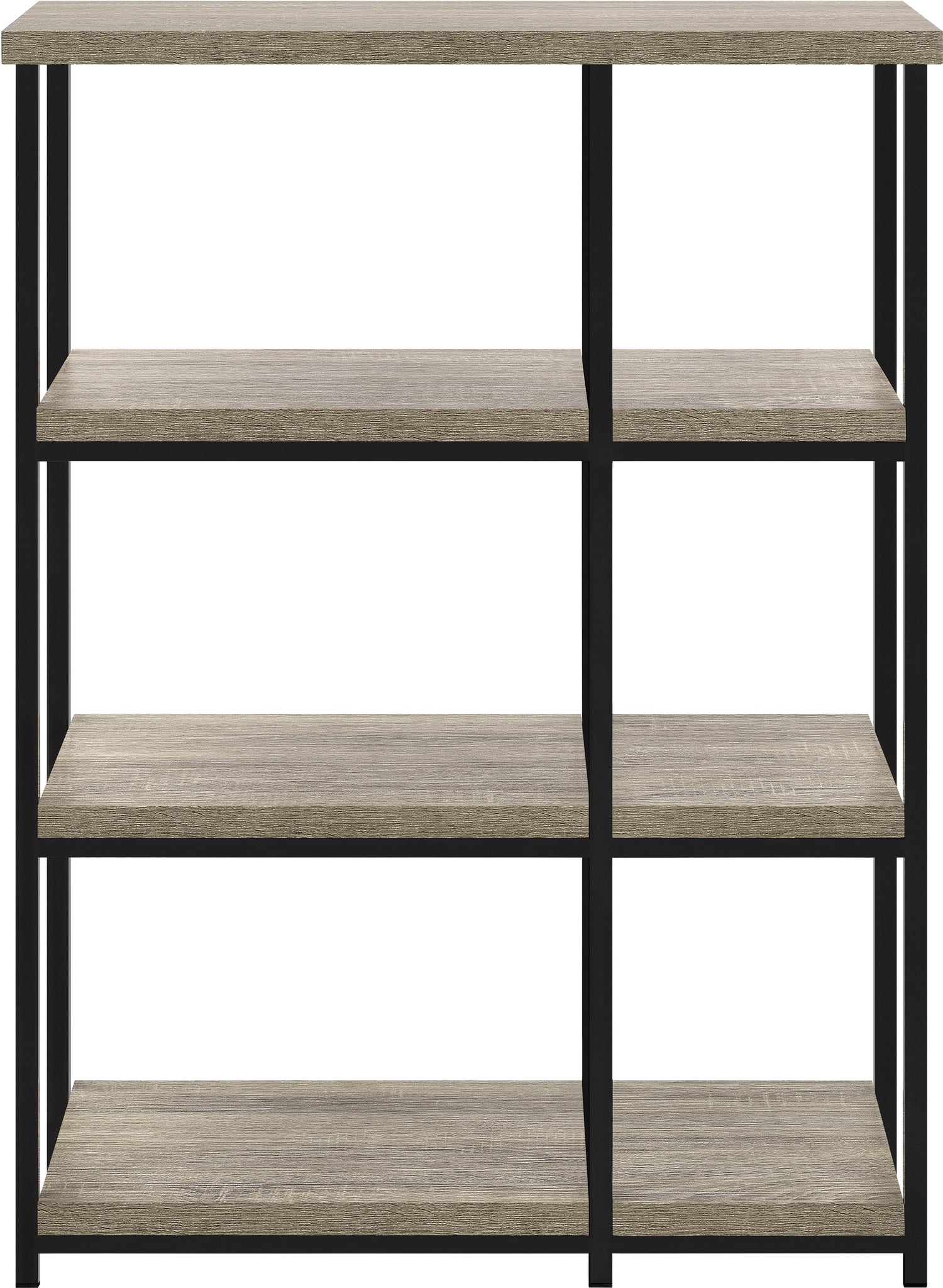 Dorel Home Elmwood Bookcase From Front View-Better Bed Company