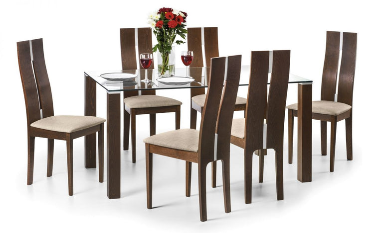 Julian Bowen Cayman Dining Set 6 Chairs